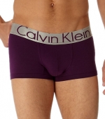Calvin Klein Steel Cotton Blackberry Low Rise Trunk